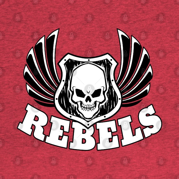 Rebels Mascot by Generic Mascots